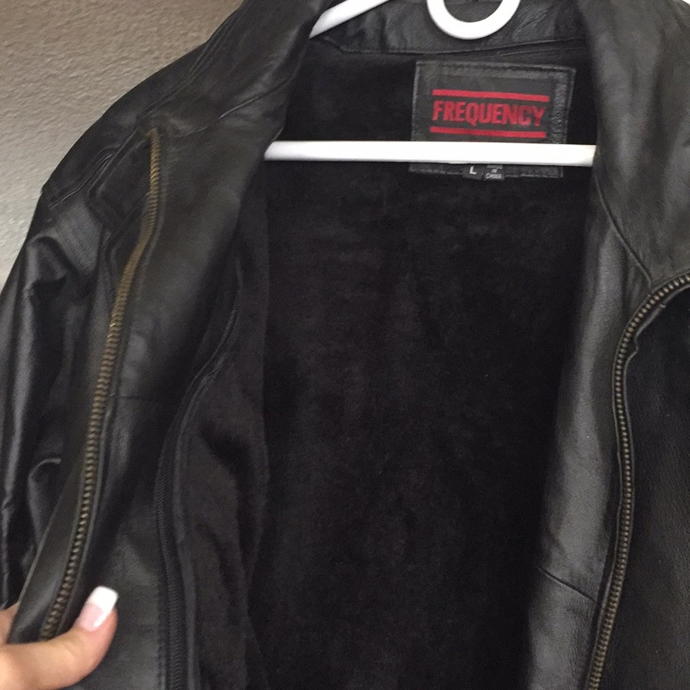 Frequency Leather Jacket - image 3